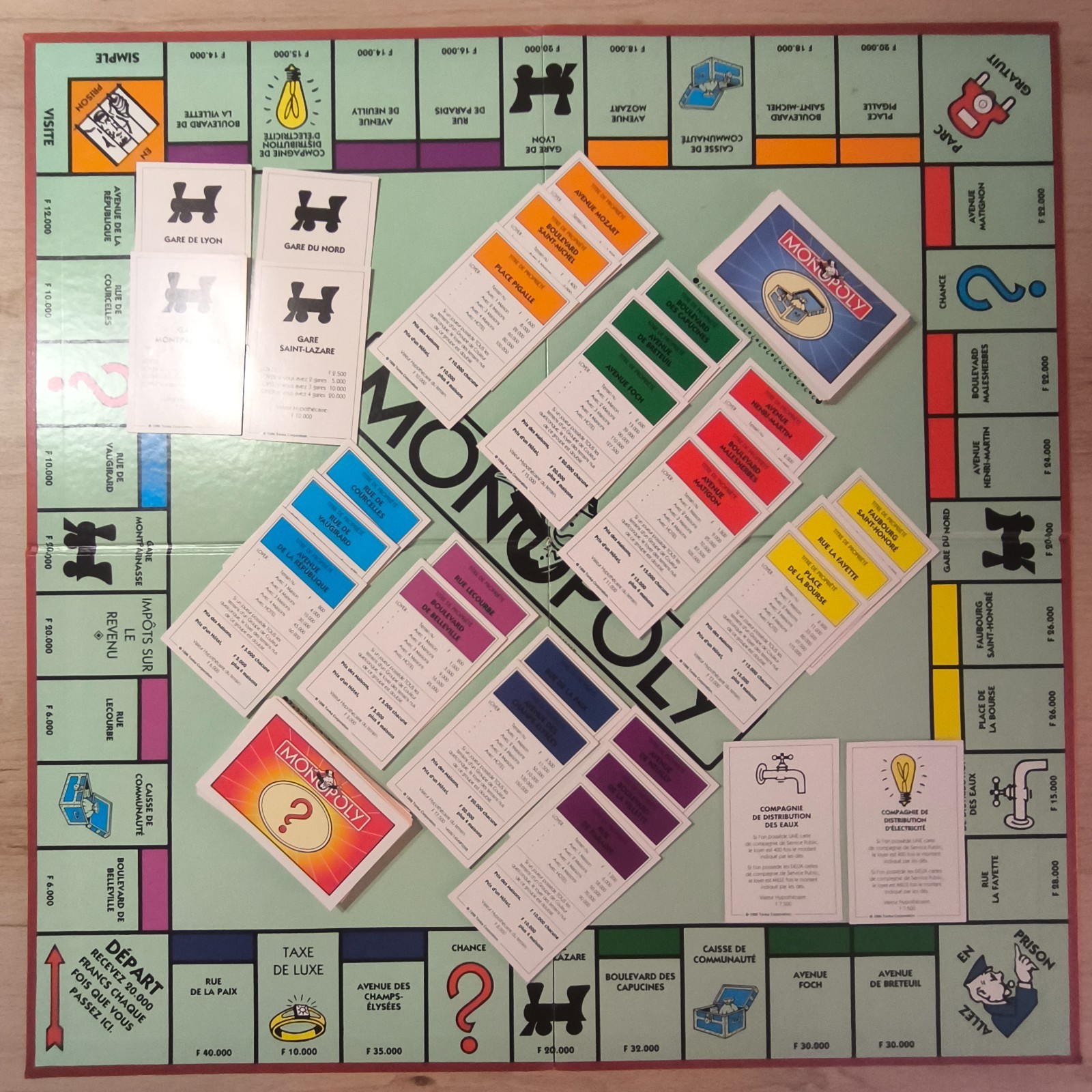 Jeu Monopoly Edition Standard Parker 1996 - Complet - Tres b